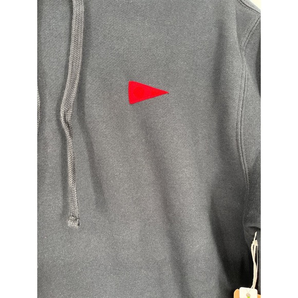 NEW! Florence Marine X Size Small Burgee 2.0 Hoodie Black $85 Organic Cotton - Picture 5 of 11